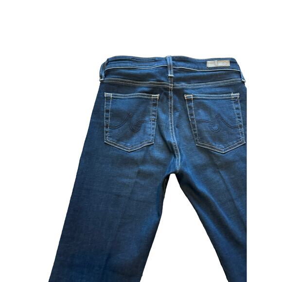AG-ED Denim Women's 27R The Farrah High Rise Skinny Ankle Dark Wash Blue Jeans - Picture 14 of 14